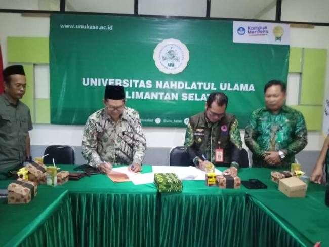 MoU BPBD Balangan dengan UNUKASE (SuarIndonesia/Mc.Balangan