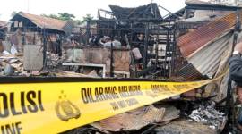 LOkasi kebakaran di Jalan Barito Hulu Gang Nurdin RT.55 RW.04 Banjarmasin Barat, Jum'at (27/12/2024) dinihari (SuarIndonesia/DO)