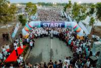 Jalan Sehat Batulicin Festival (Batfest) 2024 diikuti  50 ribu peserta, Minggu (29/12/2024) dengan start dan finish di lapangan Batfest. (SuarIndonesia/Ist)