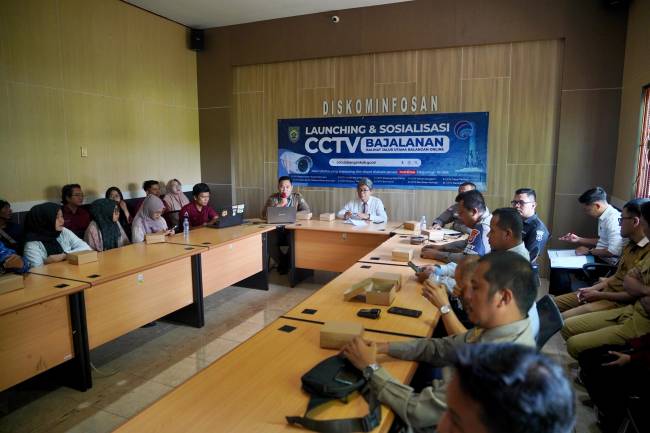 Diskominfosan Balangan luncurkan inovasi Bajalanan untuk mempermudah pengawasan jalur utama .- Foto : Mc.Balangan