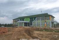 Progres pembangun Makodim Balangan. - Foto :Mc.Balangan