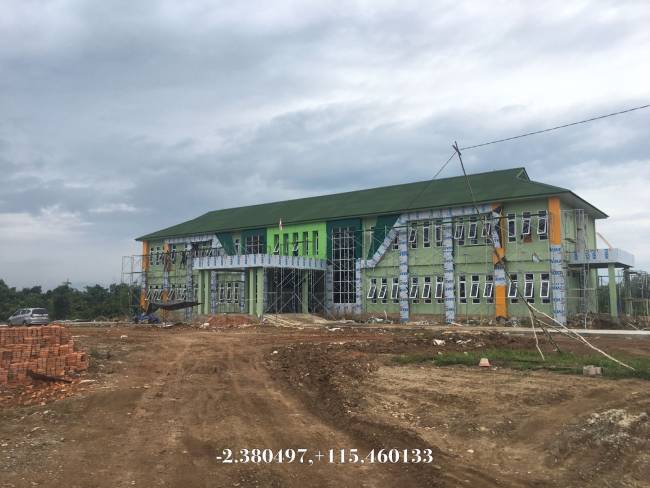 Progres pembangun Makodim Balangan. - Foto :Mc.Balangan
