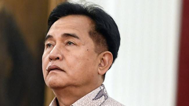 Menko Kumham Imipas Yusril Ihza Mahendra. (ANTARA FOTO/M Adimaja)