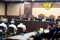 
Sidang pembacaan putusan majelis hakim terkait kasus dugaan korupsi timah di Pengadilan Tindak Pidana Korupsi (Tipikor) Jakarta, Senin (23/12/2024). (ANTARA/Agatha Olivia Victoria)