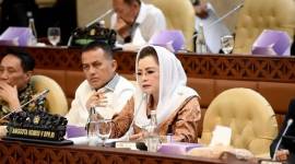 Anggota Fraksi Gerindra DPR RI Novita Wijayanti di Kompleks Parlemen, Jakarta. (ANTARA/HO-DPR RI)