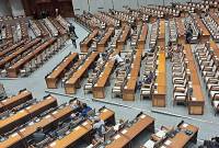 Wakil Ketua Badan Legislasi (Baleg) DPR RI, Sturman Panjaitan, berharap RUU Perampasan Aset masuk Program Legislasi Nasional (Prolegnas) Prioritas 2026. (CNN Indonesia/Poppy Fadhilah)