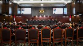 Foto Ilustrasi. Suasana sidang di Mahkamah Konstitusi (MK). (ANTARA FOTO/Rivan Awal Lingga)