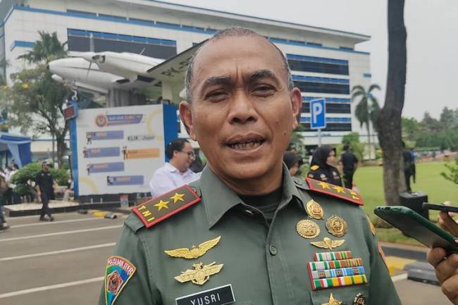 
Komandan Pusat Polisi Militer (Danpuspom) TNI Mayjen Yusri Nuryanto. (dok KOMPAS.com/NICHOLAS RYAN ADITYA)