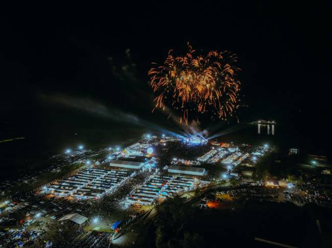 Drone Show Happy New Year