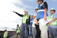 Proyek ini ditinjau Gubernur Kalsel, H Muhidin didampingi Menteri Lingkungan Hidup (LH), Hanif Faisol Nurofiq, Rabu (1/1/2025). (SuarIndonesia/Ist)