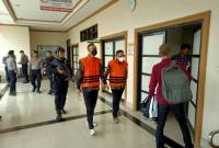 Dua kontraktor yang menjadi terdakwa kasus OTT jalani sidang di Pengadilan Tindak Pidana Korupsi Banjarmasin, Kamis (2/1/2025). (SuarIndonesia/HD)