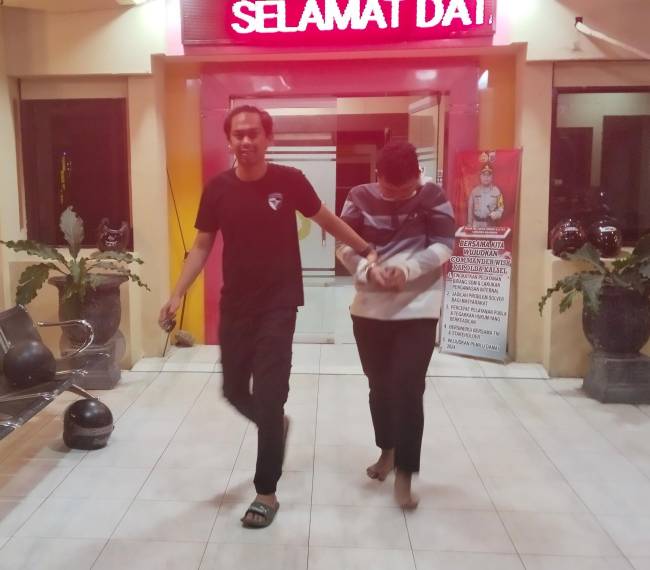 Terduga pelaku ini diserah ke Sat Reskrim Unit PPA Polresta Banjarmasin, guna penangan lebih lanjut. (SuarIndonesia/DO)