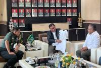 (Danrem) 101/Antasari Brigadir Jenderal Ilham Yunus, saat menerima audiensi Ketua PWI Kalsel, Zainal Helmie bersama rombongan, Kamis (23/1/2025) (SuarIndonesia/Ist)