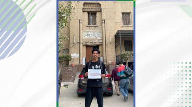 Bank Kalsel Bantuan Pendidikan Universitas Al Azhar, Kairo Mesir kepada Muhammad Sidiq.(Foto: Bank Kalsel)