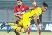 Barito Putera taklukan Madura United 4-2, dalam laga pekan ke-19 Liga 1 2024-2025, di Stadion Gelora Bangkalan, Madura,  Sabtu (18/1/2025) malam WIB. (SuarIndonesia/Antara)