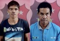 FOTO kedua pelaku pemerkosa terhadap anak di bawah umur, di Maporles Hulu Sungai Tengah, Kalimantan Selatan, beberapa waktu lalu. (ANTARA/HO-Polres HST)
