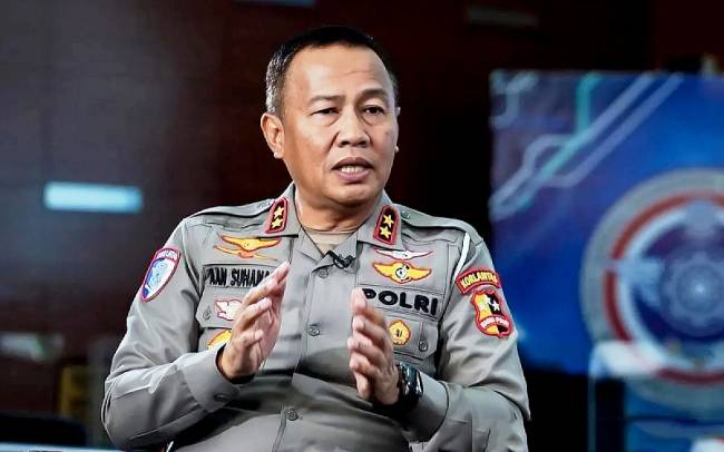 Kepala Operasi Lilin 2024 sekaligus Kepala Korlantas Polri Irjen Pol Aan Suhanan. (ANTARA/HO-Divisi Humas Polri)