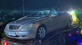 Mobil asal Malaysia yang diamankan petugas Bea Cukai Sintete dan Komunitas Intelijen Sambas. (ANTARA/HO-Bea Cukai Kalbagbar)