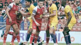 Suasana duel Barito Putera vs Persik pada laga pekan ke-21 Liga 1 2024-2025 di Stadion Brawijaya, Kediri, Jawa Timur, Jumat (31/1/2025). (ig@psbaritoputeraofficial)