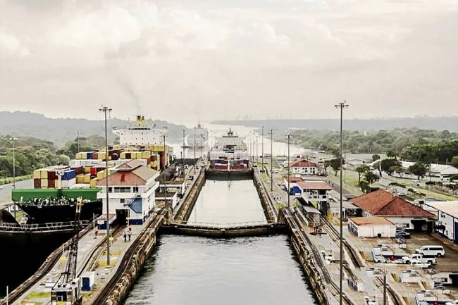 Terusan Panama. (ANTARA/Anadolu/py)