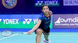 besar India Open 2025 di New Delhi, India, Selasa (14/1/2025). (ANTARA/HO-PP PBSI)
