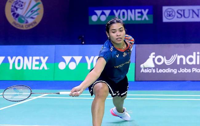 besar India Open 2025 di New Delhi, India, Selasa (14/1/2025). (ANTARA/HO-PP PBSI)