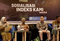 Para narasumber mengisi acara sosialisasi Indeks Keamanan Informasi (KAMI) Versi 5.0 yang digelar Dinas Komunikasi dan Informatika Provinsi Kalimantan Selatan di Banjarmasin, beberapa waktu lalu. (ANTARA/HO-Pemprov Kalsel)