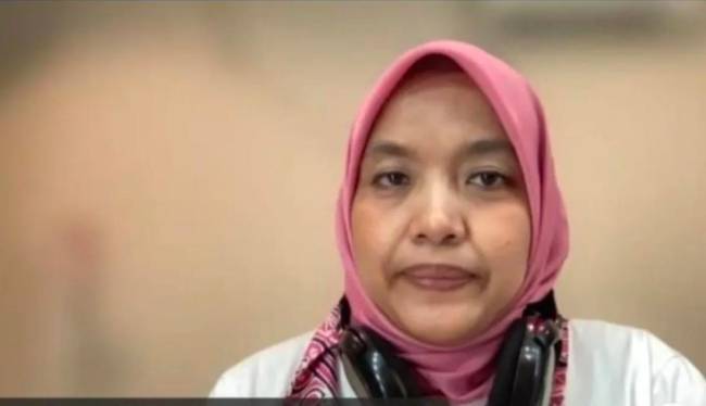 Khairiah Lubis jabat Ketua Umum FJPI dalam Kongres Virtual FJPI 2025. (dok/FJPI)