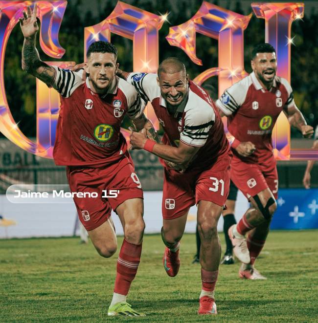 Jaime moreno cetak gol pembuka Barito Putera di menit ke-15. (Foto: instagram.com/psbaritoputeraofficial)
