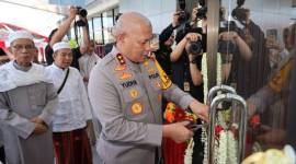 KAPOLDA Kalimantan Selatan, Irjen Pol Rosyanto Yudha Hermawan SIK SH MH meresmikan Gedung Presisi 2 Direktorat Reserse Kriminal Umum (Reskrimum) Polda Kalsel yang berada di Banjarbaru, Senin (3/2/2025). (SuarIndonesia)