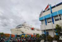 Pelabuhan Dwikora Pontianak, Kalimantan Barat. (Foto: ANTARA/Dedi)