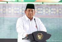 Tangkapan layar - Presiden RI Prabowo Subianto di Kongres XVIII Muslimat Nahdlatul Ulama di Surabaya, Jawa Timur, Senin (10/2/2025). (ANTARA/YouTube Sekretariat Presiden)
