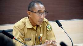 Kepala DPKUKMP Kota Palangka Raya, Samsul Rizal. (ANTARA/Adi W)