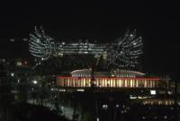 Suasana malam di Kawasan Ibukota Nusantara. (tvrinews)