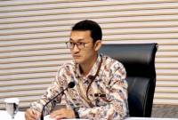 Tim Juru Bicara KPK Budi Prasetyo berikan keterangan kepada wartawan. (Foto: ANTARA/Fianda SR)