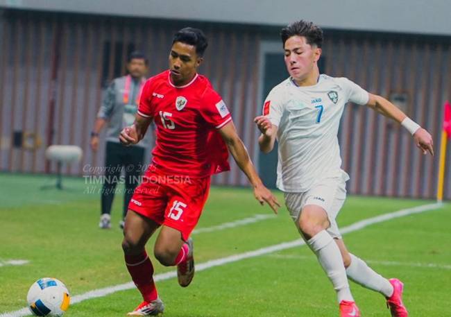 Timnas Indonesia U-20 vs Timnas Uzbekistan U-20 berakhir 1-3. (Foto: X/@TimnasIndonesia)