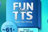 FUN QUIZ – Inilah FUN QUIZ TTS Bank Kalsel! Total hadiah sebesar Rp61 Juta(foto:Bank Kalsel)