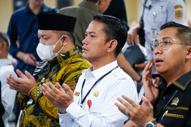 WALI KOTA Banjarmasin Yamin Hadiri Rakor Penguatan Tata Kelola Pemerintahan Bebas Korupsi