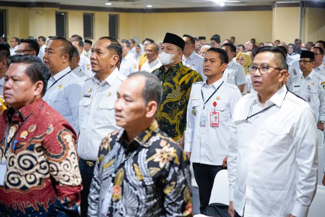 WALI KOTA Banjarmasin Yamin Hadiri Rakor Penguatan Tata Kelola Pemerintahan Bebas Korupsi