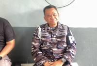 Komandan Polisi Militer Lanal Balikpapan Mayor Laut (PM) Ronald L. Ganap.
