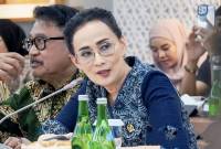 Anggota Komisi I DPR RI Amelia Anggraini di Kompleks Parlemen, Jakarta. (Foto: ANTARA/Bagus Ahmad Rizaldi)