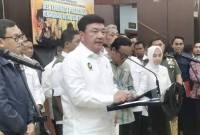 Menko Polkam Budi Gunawan di kantor Kemenko Polkam, Jakarta Pusat, Kamis (13/3/2025). (Foto: ANTARA/Walda Marison)