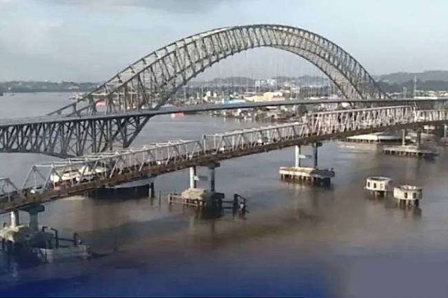 Jembatan Mahakam I Samarinda, Kalimantan Timur. (Foto: ANTARA/HO-Diskominfo Kaltim)