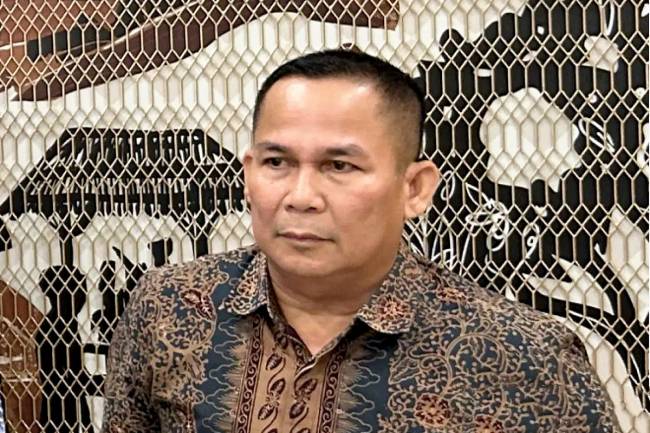 Direktur Jenderal Perlindungan Konsumen dan Tertib Niaga (Dirjen PKTN) Kemendag Moga Simatupang ditemui di Kantor Kemendag, Jakarta, Jumat (21/3/2025). (Foto: ANTARA/Maria Cicilia G)