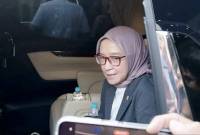 Menteri PANRB Rini Widyantini di Kompleks Parlemen, Jakarta, Rabu (5/3/2025). (Foto: ANTARA/Bagus AR)