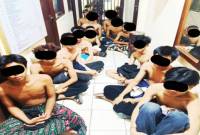 Polsek Liang Anggang mengamankan 16 remaja yang terlibat dalam aksi geng motor atau gangster di wilayah Banjarbaru, Selasa (11/3/2025). (Foto: ANTARA/HO-Humas Polres Banjarbaru)