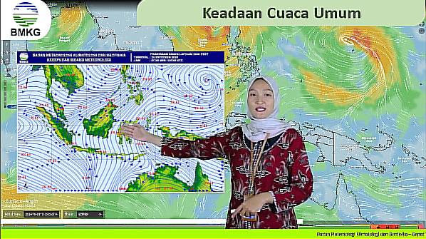 Rimelda Yuni Hasteti, Prakirawan Cuaca Stasiun Meteorologi Syamsudin Noor Banjarbaru BMKG Kalsel. (Foto: @instagram.com)