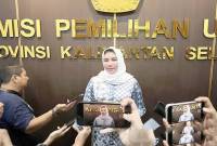 Ketua Komisi Pemilihan Umum Kalimantan Selatan (KPU Kalsel) Andi Tenri Sompa. (Foto: ANTARA/Firman)