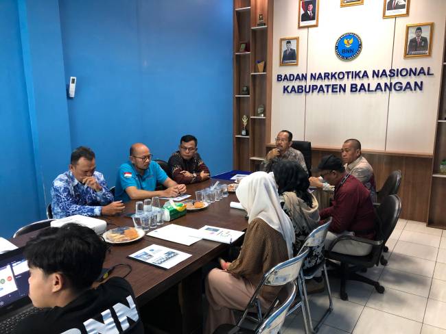 BNNK Balangan gelar press release P4GN
