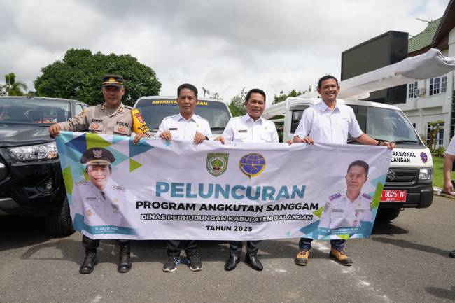 Peluncuran Program Angkutan SANGGAM. Foto : MC Balangan
